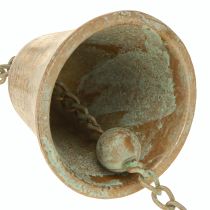 Article Carillon éolien vintage en métal avec parapluie et cloche 70 cm