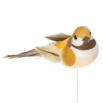 Article Décorations d'oiseaux pour une table festive. Piquets d'oiseaux polyvalents, 10 cm, lot de 12.