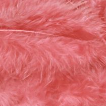 Article Plumes d&#39;oiseaux plumes artisanales en rose printemps Pâques 20g