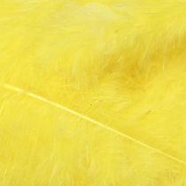 Article Plumes d&#39;oiseaux jaunes pour travaux manuels, plumes décoratives 5cm - 10cm 20g