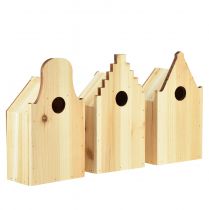 Article Nichoir à couvain en bois sapin mésange bleue H22.5cm 3pcs