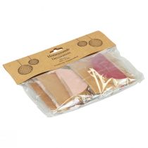 Article Boules nid d'abeille Noël bordeaux rose Ø8cm 4pcs