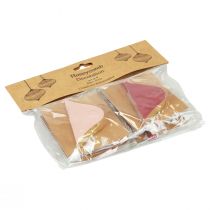 Article Boules en nid d'abeille boules en nid d'abeille oignon rose vin rouge Ø8cm 4 pcs