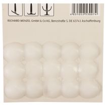 Article Pastilles adhésives en cire pour bougies Pastilles adhésives blanches 15 pcs