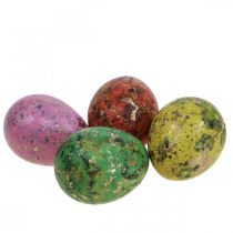 Article Décoration d&#39;oeufs de caille oeufs soufflés 3cm coloré 12 pièces