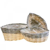 Article Panier en osier à planter Jardinière L29/33/38cm lot de 3