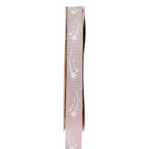 Article Ruban cadeau étoiles ruban de Noël ruban vieux rose 15mm 20m