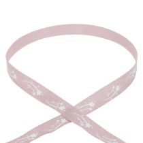 Ruban cadeau étoiles ruban de Noël ruban vieux rose 15mm 20m