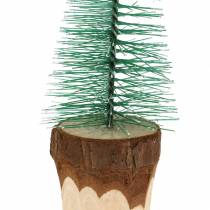 Article Décoration de Noël Sapin de Noël enneigé 10cm 8pcs