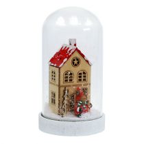 Décoration de Noël maison avec cloche en verre Ø9cm H16.5cm