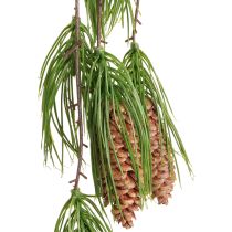 Article Guirlande de Noël sapin artificiel vert 6 cônes 78cm