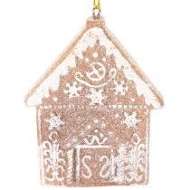 Article Décorations de Noël, motif gâteau au miel, renne, bonhomme en pain d'épice, flocon de neige, 7 cm, lot de 4