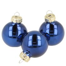 Article Ensemble de 22 mini boules de Noël en verre, décorations pour branches de sapin, 3 cm de diamètre.