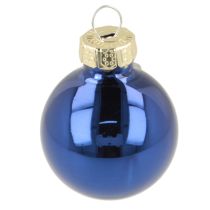 Article Ensemble de 22 mini boules de Noël en verre, décorations pour branches de sapin, 3 cm de diamètre.