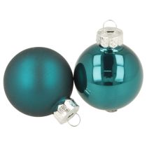 Article Boules de Noël, mates et brillantes, petites décorations de Noël, 4 cm, lot de 24.
