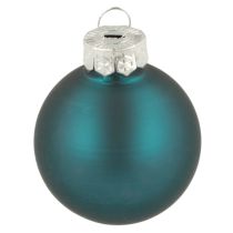 Article Boules de Noël, mates et brillantes, petites décorations de Noël, 4 cm, lot de 24.