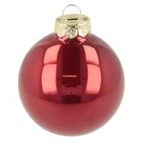 Article Ensemble de boules de Noël, décoration festive brillante, 6 cm, 24 pièces