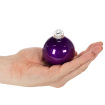 Article Ensemble de 24 boules de Noël colorées et brillantes, 60 mm.