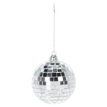 Article Boule de Noël décorative, boule miroir à suspendre, 7 cm, lot de 6
