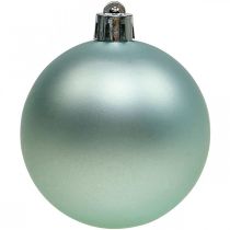 Article Boules de Noël en plastique mélange bleu clair Ø6cm 10 pcs