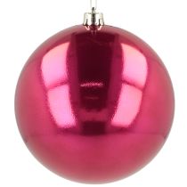 Article Boule de Noël en plastique grande boule de sapin de Noël rose Ø14cm