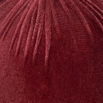 Article Boule de Noël, aspect velours rouge, à suspendre, 15 cm, lot de 3