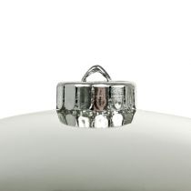 Article Boule de Noël en plastique moyenne Ø20cm argent
