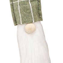 Article Père Noël sur un bâton Nain de Noël vert 57 cm 4 pièces