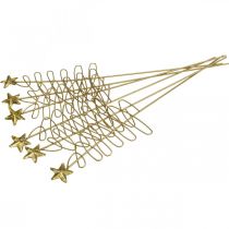 Article Bouchon de Noël bouchon fleur de sapin métal 30cm 6 pcs