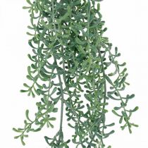 Plante verte suspendue plante artificielle suspendue avec bourgeons vert, blanc 100cm
