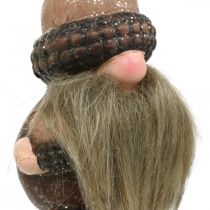 Bouchon décoratif Gnome cônes et glands en céramique 8 / 8.5cm 4pcs