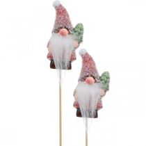 Article Nain décoratif Père Noël bouchons décoratifs Noël 10cm 4pcs