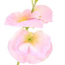 Article Pois de senteur artificiels roses sur longue tige 74 cm 2 pièces