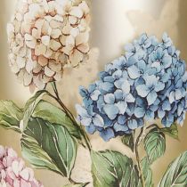 Article Porte-bougie chauffe-plat en verre à motif floral pour des moments de vie harmonieux, 18 cm