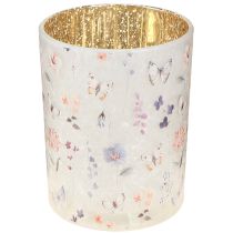 Article Porte-bougie chauffe-plat en verre à motif papillon pour des moments de détente, 12,5 cm, lot de 2