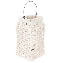Article Lanterne suspendue, décoration estivale, macramé H35,5 cm L19 cm