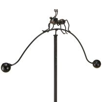 Article Carillon éolien fourmi décoration jardin piquet métal 66cm 2pcs