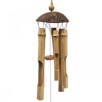 Grand carillon bambou et coco pour agrementer balcon terrasse