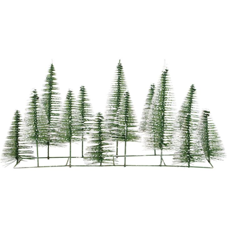 Décoration de forêt d&#39;hiver décoration de table de décoration d&#39;hiver Noël 46 × 15 cm