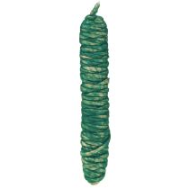 Article Cordon de laine vert vintage fil mèche laine naturelle jute 30m