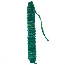 Article Cordon de laine vert vintage fil mèche laine naturelle jute 30m