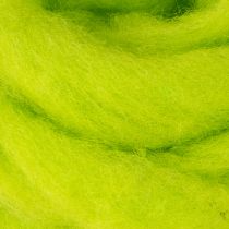 Article Laine feutrée douce verte pour décoration et créations – 2 m