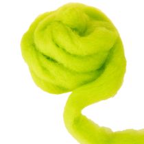 Article Laine feutrée douce verte pour décoration et créations – 2 m