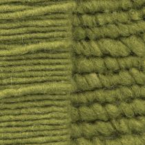 Article Cordon laine fil mèche polaire vert mousse L7m lot de 2