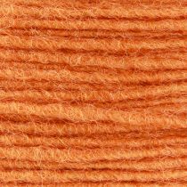 Article Cordon de laine orange 3mm 100m
