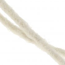 Article Cordon de laine blanc 3mm 100m