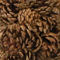 Article Sapin de Noël en pommes de pin, décoration en pommes de pin, naturel, 14×50cm