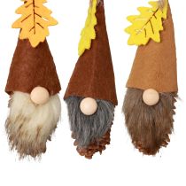 Article Pendentif gnome cône décoration gnome automne gnome H10cm 6 pcs