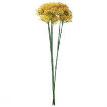 Article Ail Ornemental Allium Sauvage Artificiel Jaune 70cm 3pcs