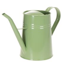 Article Arrosoir d'intérieur vintage en métal, vert menthe, 1,7 L ; vase décoratif, style rétro, H 23 cm